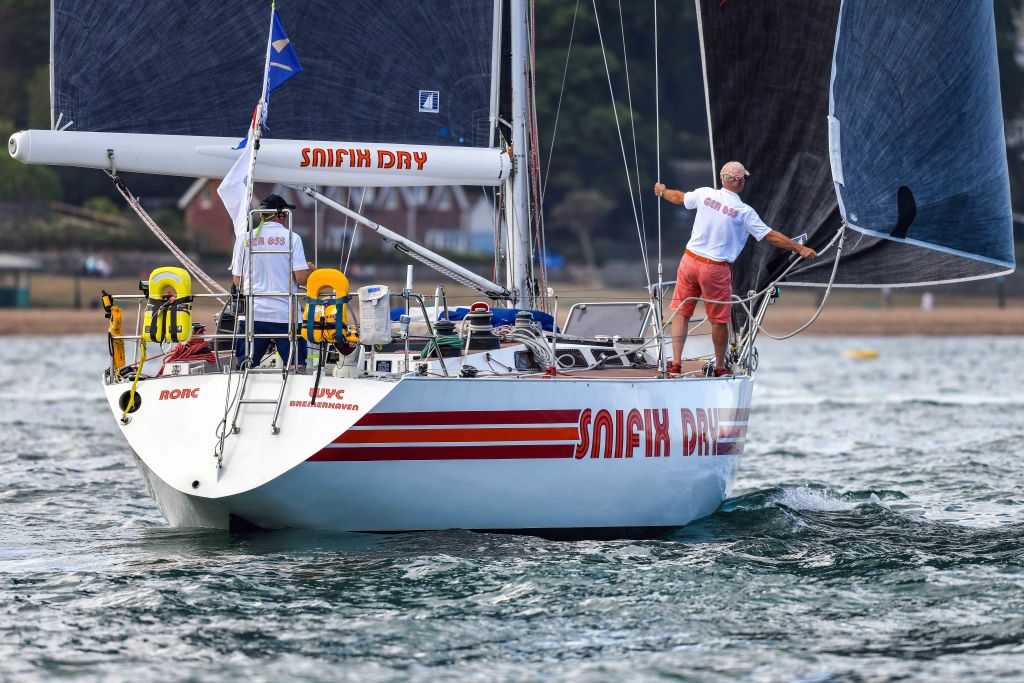 Snifix Dry after finishing the race © James Tomlinson
